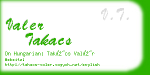 valer takacs business card